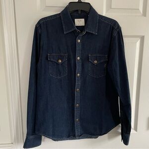 Billy Reid Indigo Denim Shirt